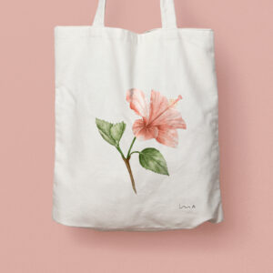 Bossa de tela Hibiscus